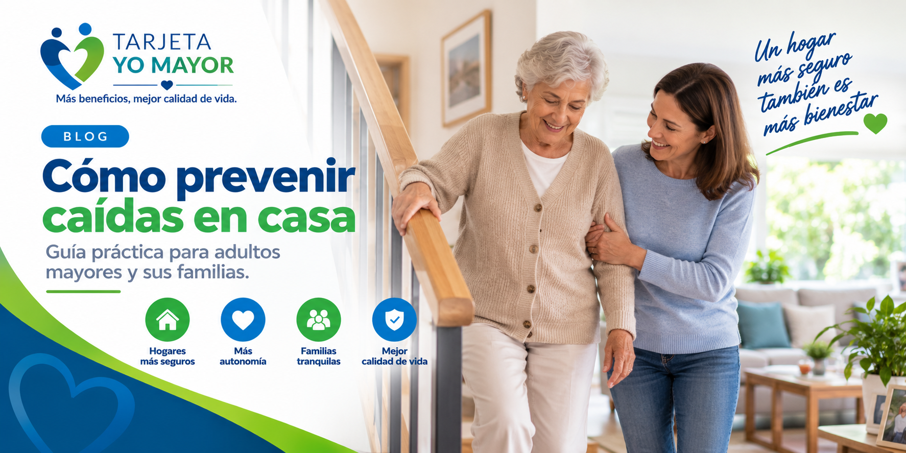 Cómo prevenir caídas en casa: guía práctica para adultos mayores y sus familias
